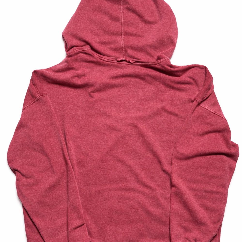 NWT SF 49ers Fanatics Women’s Hoodie 2XL Oversized Washed Red NFL V-Neck - Picture 4 of 11